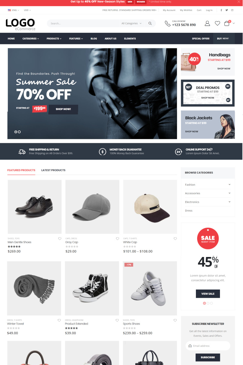 เว็บขายสินค้าออนไลน์ shop13 - แนะนำเว็บสำเร็จรูป สำหรับร้านออนไลน์  Ecommerce Theme ขายสินค้าออนไลน์  ขายของออนไลน์ - เว็บสำเร็จรูป Wordpress และ WooCommerce Theme