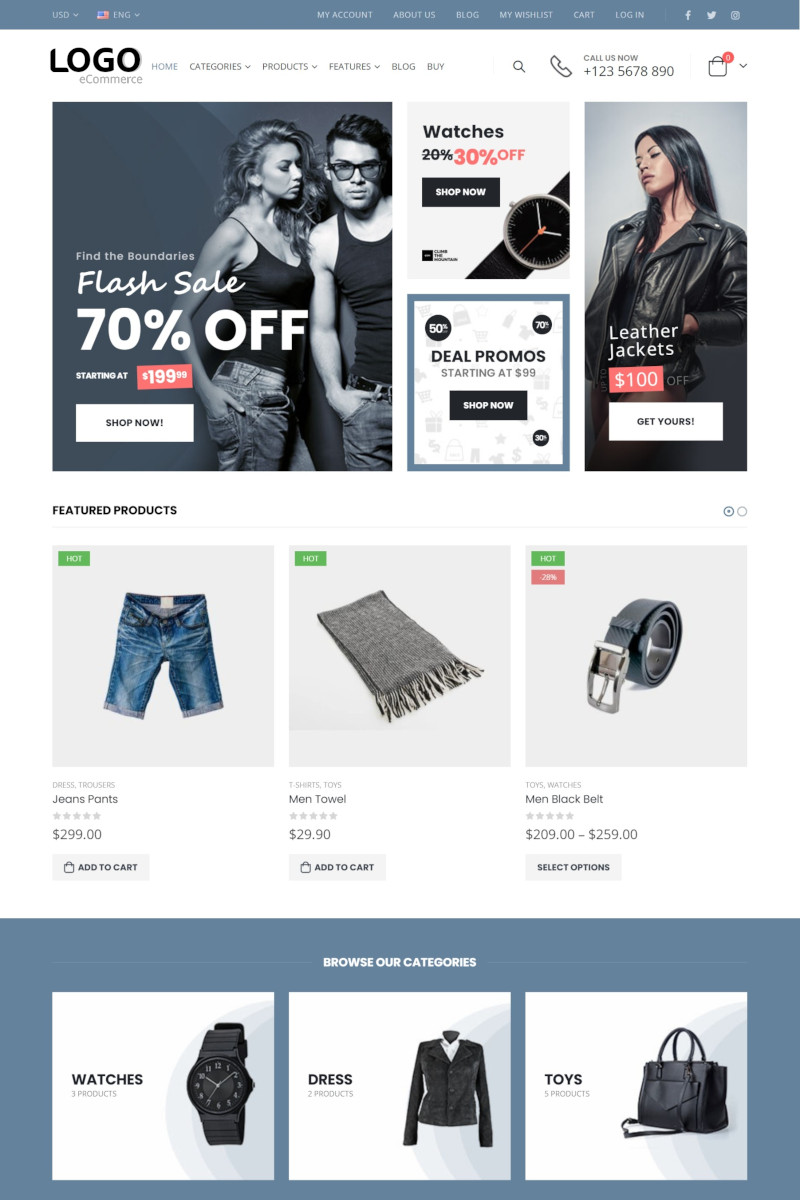 เว็บขายสินค้าออนไลน์ shop7 - แนะนำเว็บสำเร็จรูป สำหรับร้านออนไลน์  Ecommerce Theme ขายสินค้าออนไลน์  ขายของออนไลน์ - เว็บสำเร็จรูป Wordpress และ WooCommerce Theme