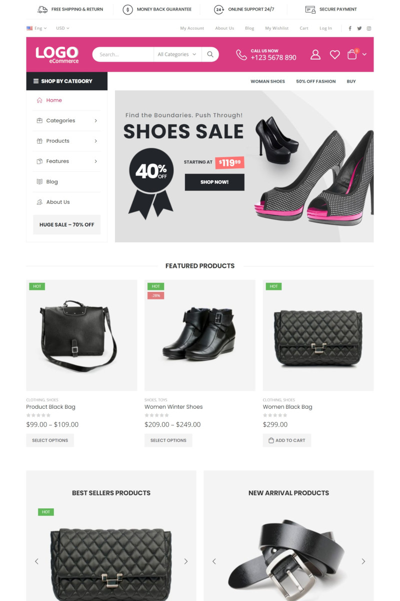 เว็บขายสินค้าออนไลน์ shop9 - แนะนำเว็บสำเร็จรูป สำหรับร้านออนไลน์  Ecommerce Theme ขายสินค้าออนไลน์  ขายของออนไลน์ - เว็บสำเร็จรูป Wordpress และ WooCommerce Theme