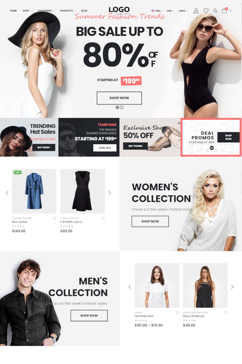 เว็บสำเร็จรูป สำหรับร้านออนไลน์  Ecommerce Theme ขายสินค้าออนไลน์  ขายของออนไลน์ 